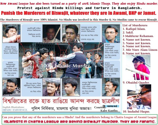 Biswajit Killing - A 100 percent Islamic Murder.