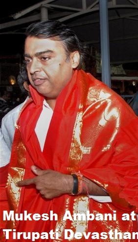 mukesh at tirupathi