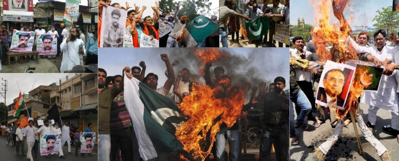 Pakistan Murdabad. Outrage in India over Sarabjit's death.