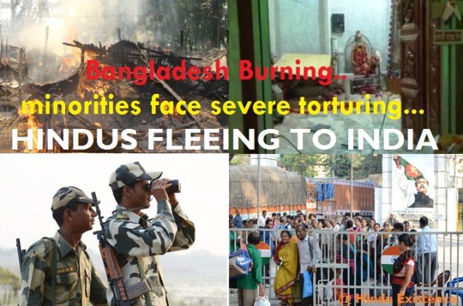 BD Hindus fleeing to India