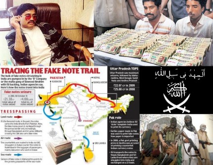 Counterfeit Mony Jihad in India by Islamic Terror Groups