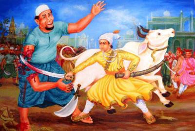 Shivai Maharaj saves Gaumata from Mulla buthchers