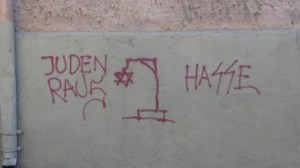 Illustrative photo of anti-Semitism in Europe (photo credit: CC BY-SA Beny Shlevich/Flickr). Source: The Times of Israel.