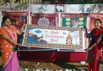 In Mumbai, India 3,000 people attended an exhibtion about cow protection, Feb 18, 2015 (Photo courtesy Bhumi Project)/ ENS.