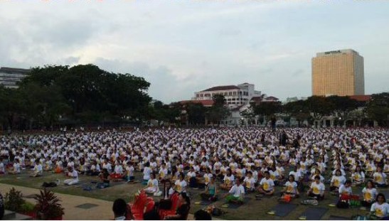 For holding this Yoga camp at Penang in Malaysia, the ISIS sent threat letter to AOL.