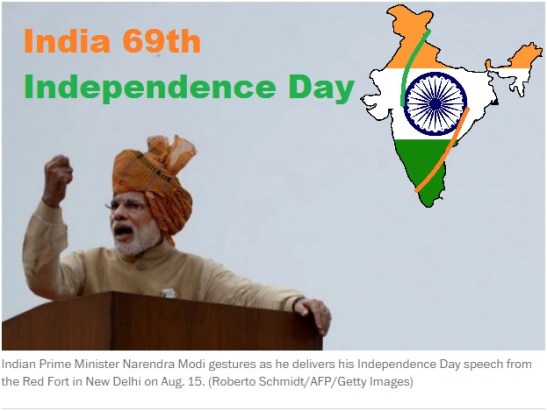 india 69th independence day