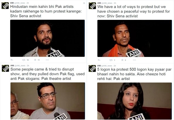 Shiv Sena Protest in Delhi