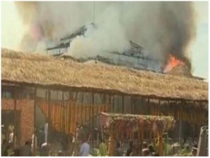 Fire at Ayuth Chandi Yagam