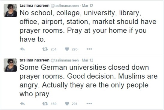 tn on namaj in german universities.