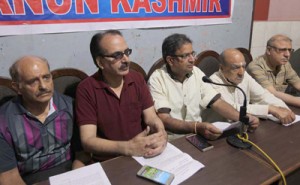 Press Con by Panun Kashmir at Jammu on 6th May 2016
