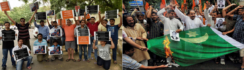 Protest near Pak High Commission ND