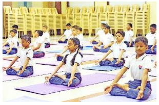 school-children-in-yoga