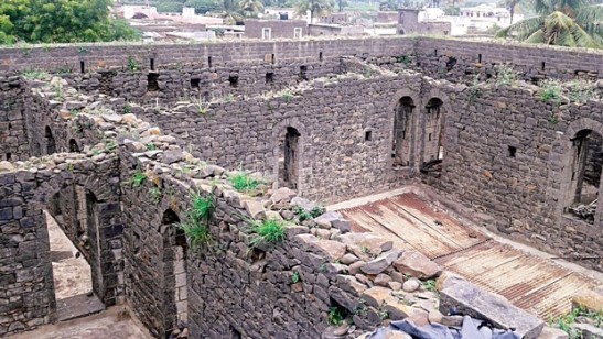 The house of Mahadevappa Dumane from where villagers of Gorta fought the Razakars and their army. The house was burnt down by Razakars on May 10, 1948; (below) the site where the proposed memorial and museum are set to come up | Express.