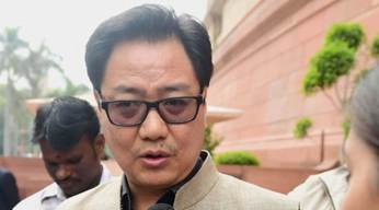 Kiren Rijiju, MoS, Home Affairs, GOI.