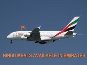 HINDU MEALS AVAILABLE IN EMIRATES