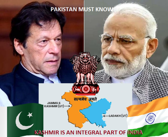 Kashmir is integral part of India