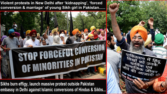 Sikh Protest in New Delhi
