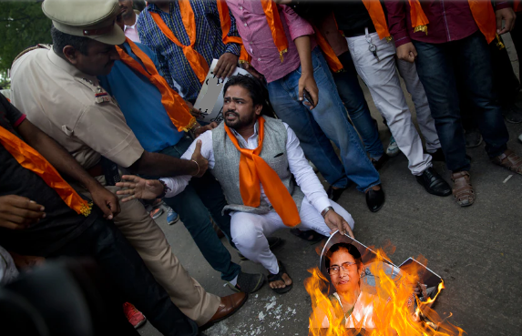 Mamata Pic Burning