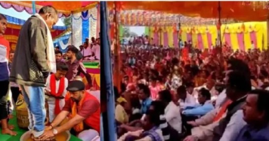 Chhattisgarh-Mahasamund-Christian-Tribals-Return-Hinduism-BJP-Gangajal-news-in-hindi