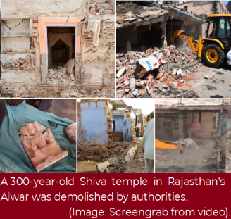 Alwar Demolition of Hindu Temples