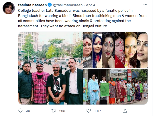 Taslima Nasreen Tweets