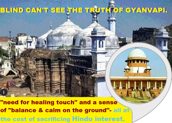 Blind Can't see the truth of Gyanvapi