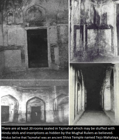 Secret Rooms in Tajmahal