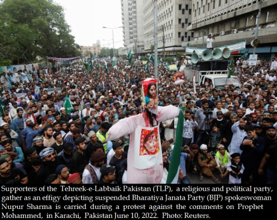 Nupur Sharma Protest in Karachi