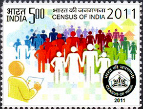 Indian Postage Stamp Census 2011
