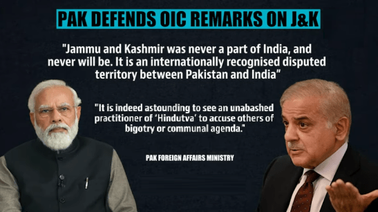 Pak Foreign Ministry on J&K