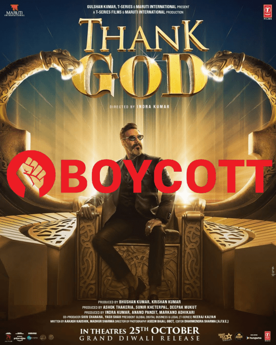 Boycott 'Thank God'