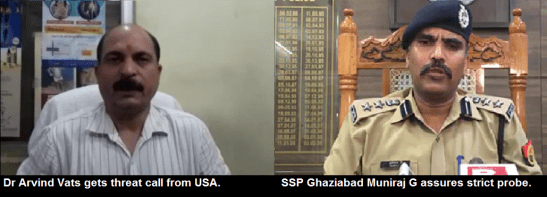 Threat call to Arvind Vats