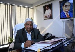 DELHI MINISTER TAKING CHARGE