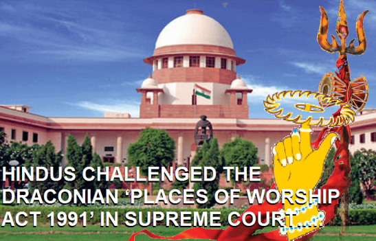 Worship Act 1991 challenged in SC