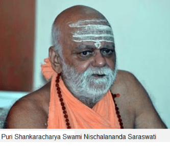 Puri seer Swami Nischalananda Saraswati