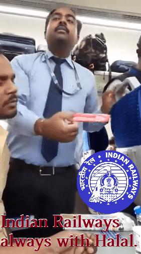 Indian Railways always with Halal