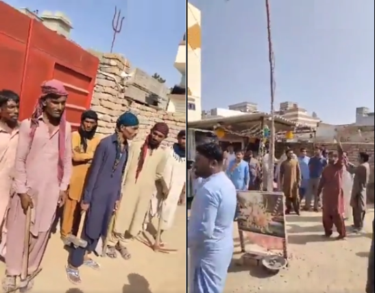 Hindu Protest against Mithi Hinglaj Mata Temple