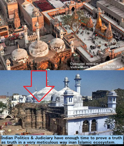 Gyanvapi mosque and Kashi Vishwanath temple