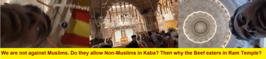 Why Beef Eaters in Ayodhya ram Temple