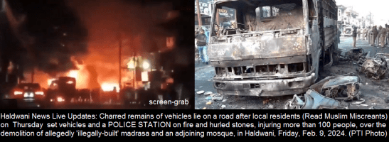 Haldwani Police-Muslim Violent Clash