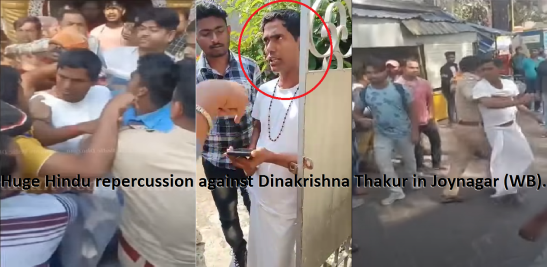Huge Hindu repercussion against Dinakrishna Thakur