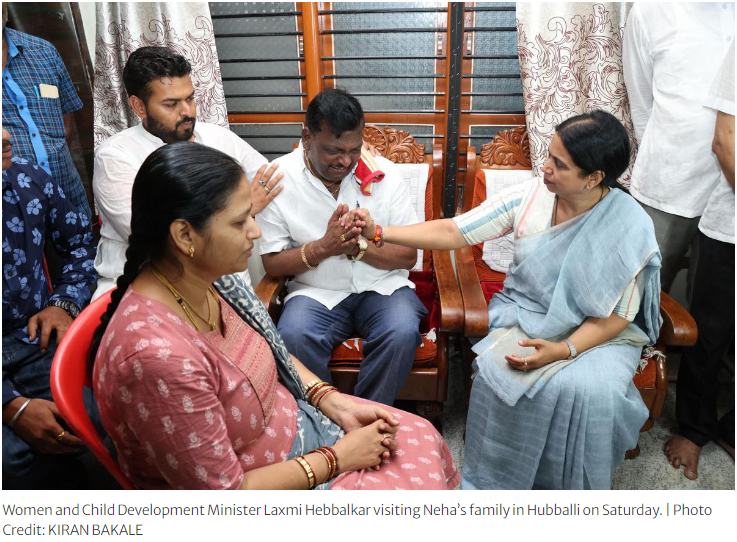 WCD Min meets Neha's paraents
