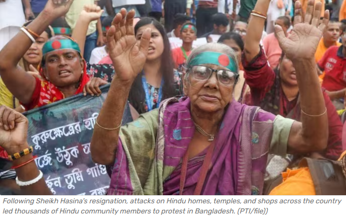 Bangladesh Hindu Protest