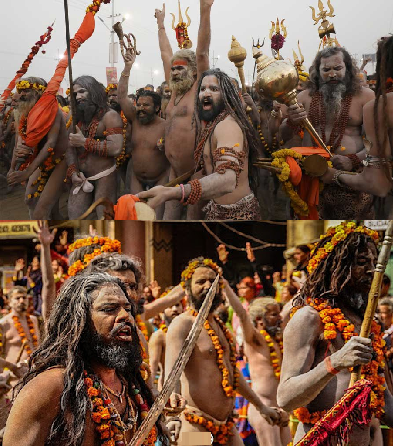 Naga-Sadhu-in-Kumbh-Mela